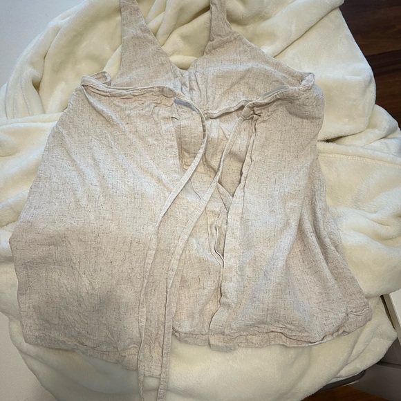 Women's Beige Halter Top - Picture 2 of 2